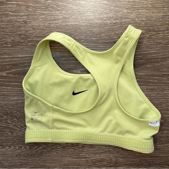 SOLD Nike Swoosh Dri-FIT Racerback Sports Bra Lime Green - Women’s Medium - Picture 3 of 5